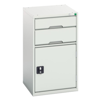 Verso 900mm High Cupboard & 2 Drawer Cabinet – 525W × 550D × 900H