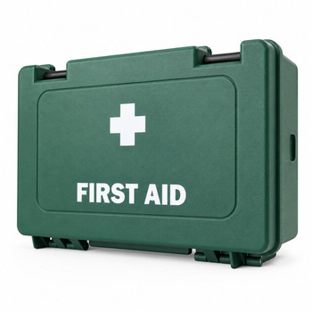 Blue Lion Small Catering First Aid Kit in Standard Green Case