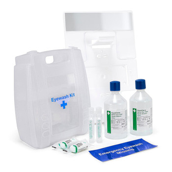 Evolution Plus Eyewash Kit with Mirror 2 x 500ml