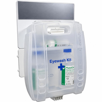 Evolution Plus 2 x 500ml Eyewash Kit with Mirror & 8 Eyewash Pods