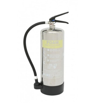  Firechief ELITE 6l Foam Stainless Steel Extinguisher - 21A 144B 