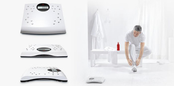seca Digital personal scales with chrome-plated electrodes - seca Sensa 804 