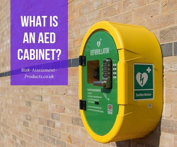 What is an AED cabinet?