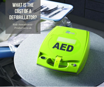 What is the cost of a defibrillator?