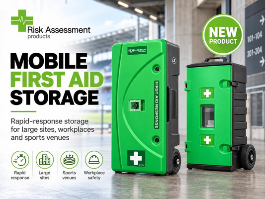 Mobile First Aid Storage: Wheeled First Aid Cabinets for Large Workplaces