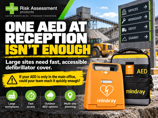 Is One Defibrillator Enough? AED Coverage for Large UK Workplaces