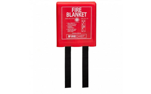Firechief 1.1m x 1.1m Rigid Case POD Fire Blanket 