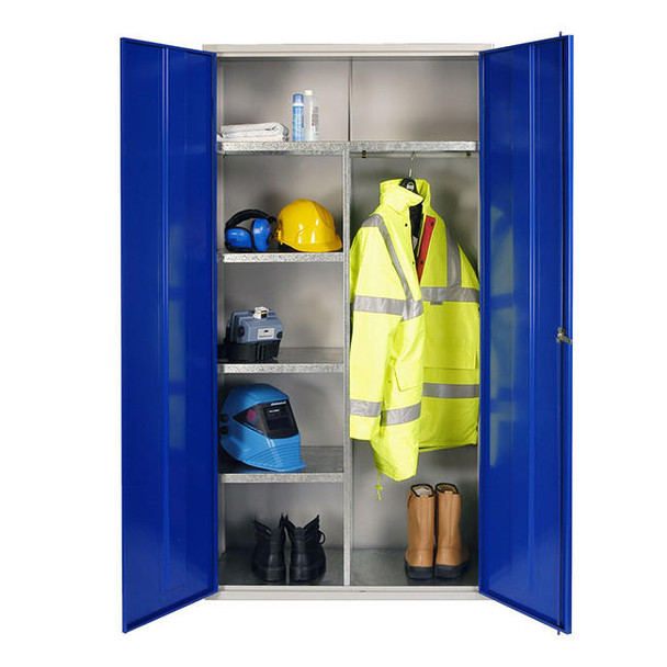 Risk Assessment Products PPE Clothing & Equipment Cupboard 1830x915x457mm 