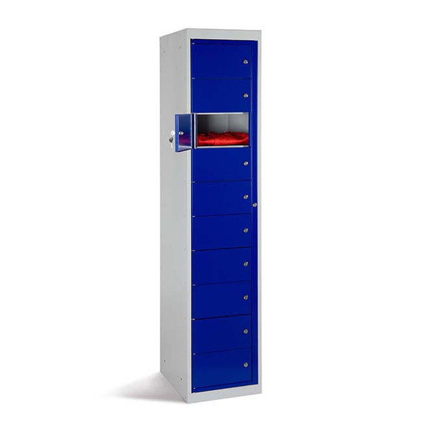 Risk Assessment Products Garment Dispenser Locker (10 Door Unit) 1830 x 381 x 457mm 