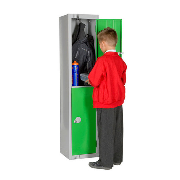 Risk Assessment Products Two Door School Locker 1370x300x380mm 