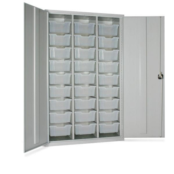 Risk Assessment Products High Capacity Storage Cupboard (4 Colours) 27 Trays available 1830h x 1120w x 457d mm 