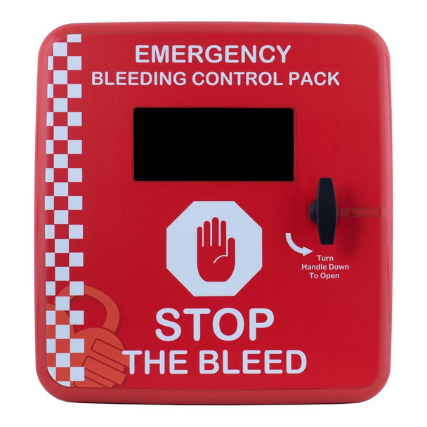 Risk Assessment Products Bleed Control Cabinet - Unlocked - Red 