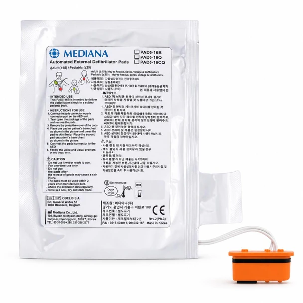 Mediana A16 Adult & Paediatric Electrode Pads – 2903