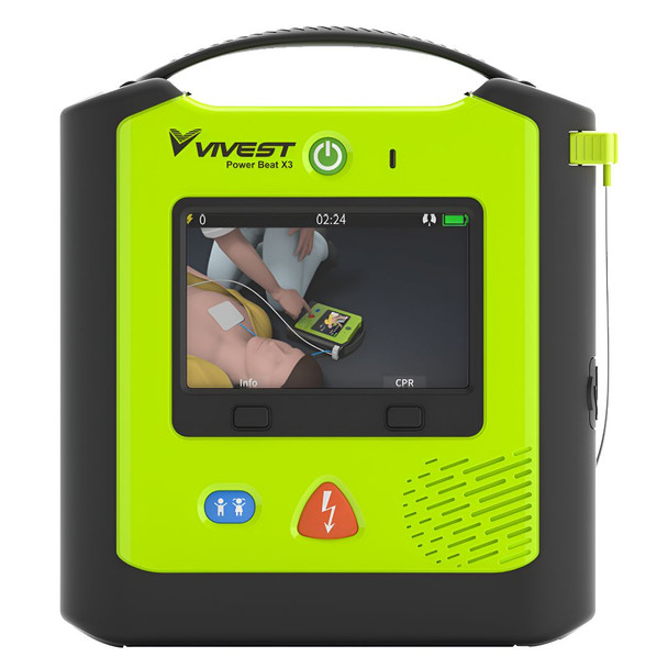 PowerBeat AED X3 Semi-Automatic Defibrillator