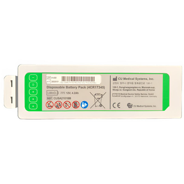 CU Medical iPAD NFK200 Disposable Li-ion Battery (63057)