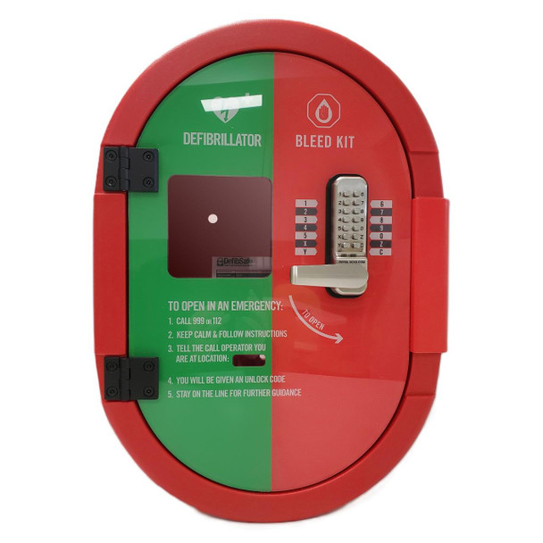 Outdoor Defibrillator & Bleed Kit Cabinet (D2BK)