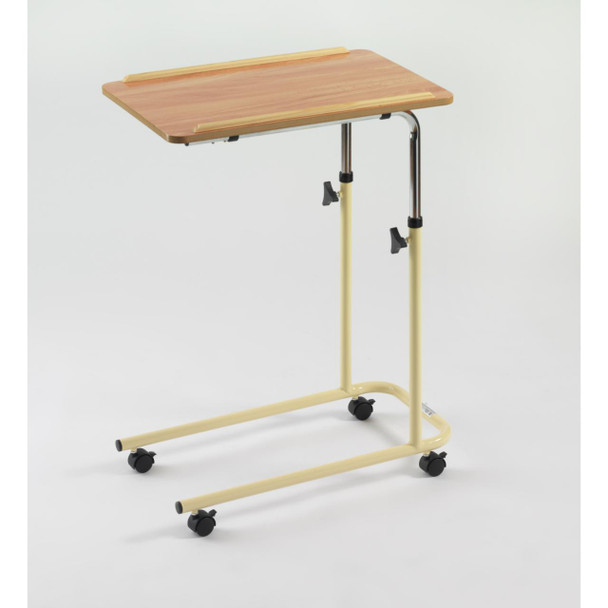 L Style Over Bed Table with Castors (715CBE)