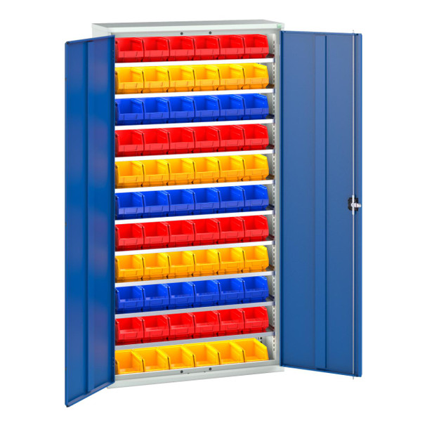 Verso Bin Cupboard - 2000h x 1050w x 350d - 66 No.3 Bins