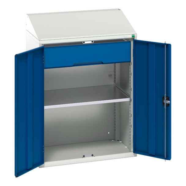 Verso Lectern with Double Door Cupboard – 800W × 550D × 1130H