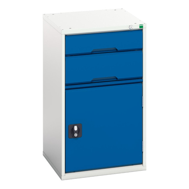 Verso 900mm High Cupboard & 2 Drawer Cabinet – 525W × 550D × 900H