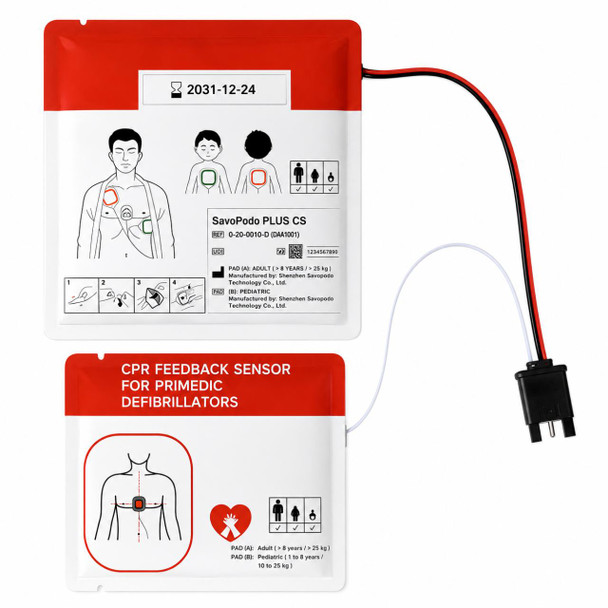 Primedic HeartSave myPAD Electrodes with CPR Feedback Sensor