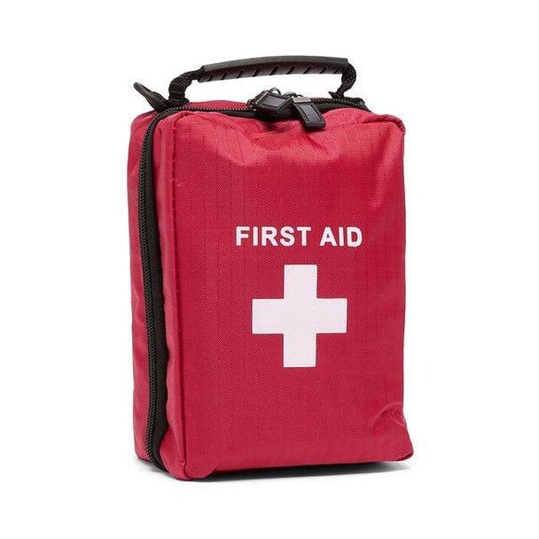Blue Lion Burns First Aid Kit in Red Carry Bag