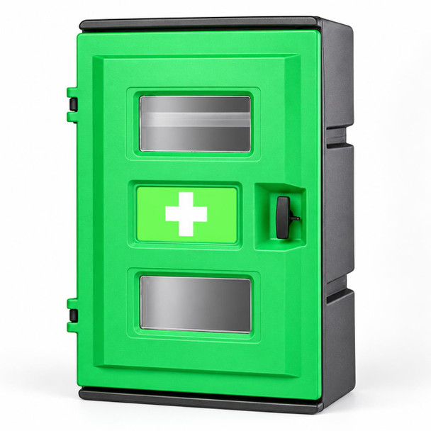 First Aid Storage Box 850mm Height - Lockable Wall-Mounted or Freestanding First Aid Cabinet