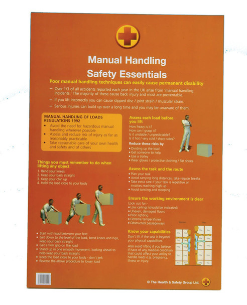 Risk Assessment Products Manual Handling Safety Essentials Booklet 