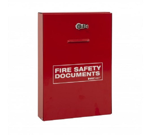 Risk Assessment Products Slimline Fire Document Holder with Seal Latch 