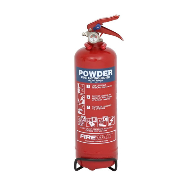  Firemax 1kg ABC Powder Extinguisher With Wire Bracket 