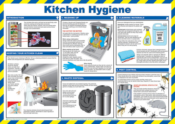 Risk Assessment Products Kitchen Hygiene Poster 