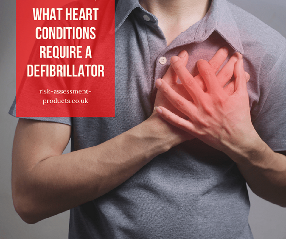 What heart conditions require a defibrillator? Risk Assessment Products