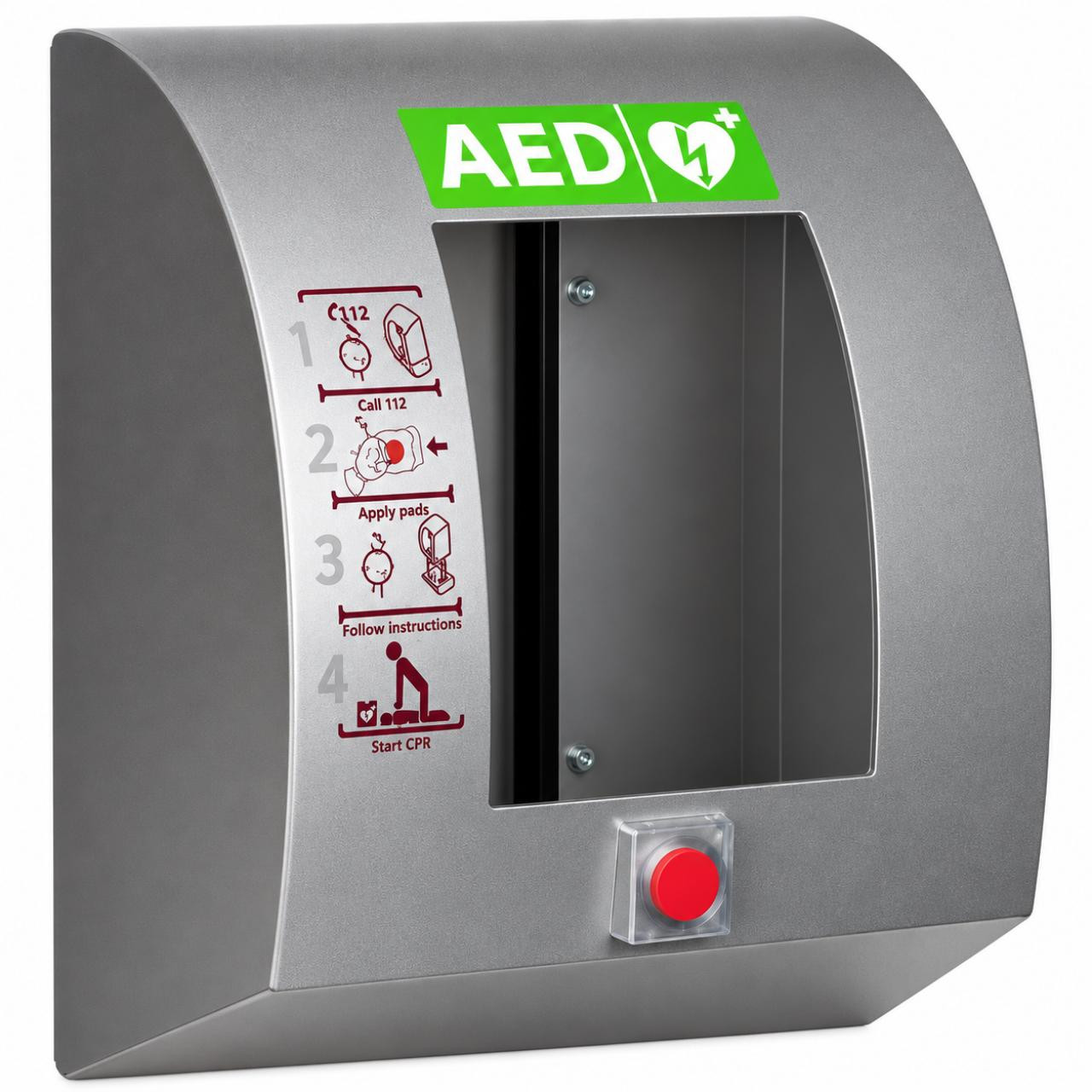 SmartCase SixCase SC1310 Indoor Defibrillator Cabinet With Push Button