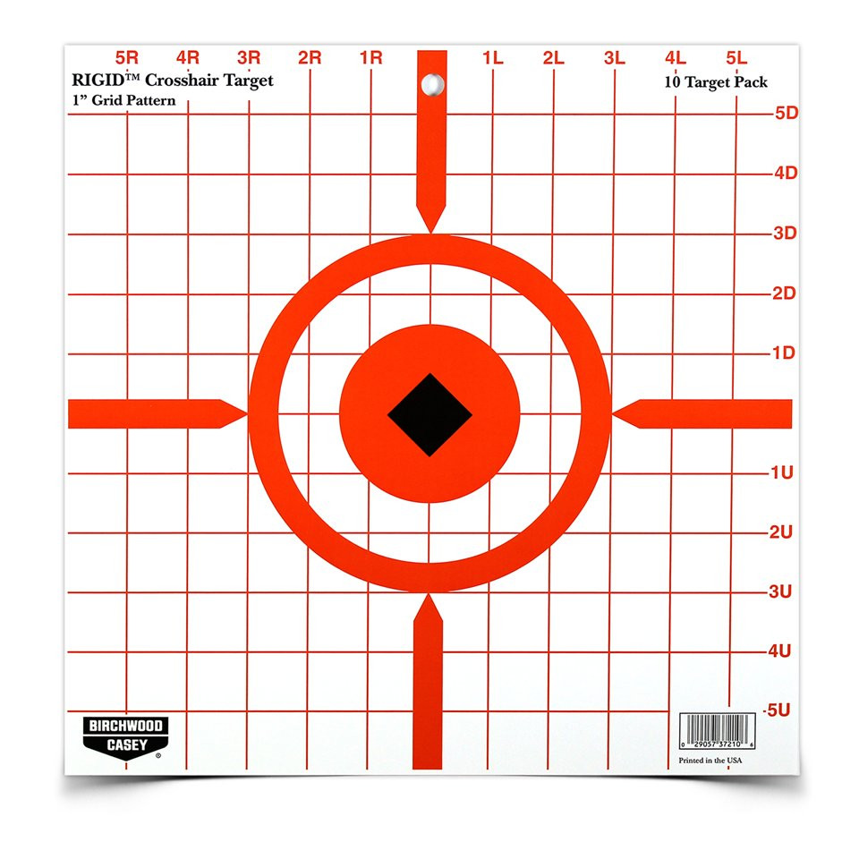 Rigid™12 Inch Crosshair Sight-In, 10 targets - Birchwood Casey
