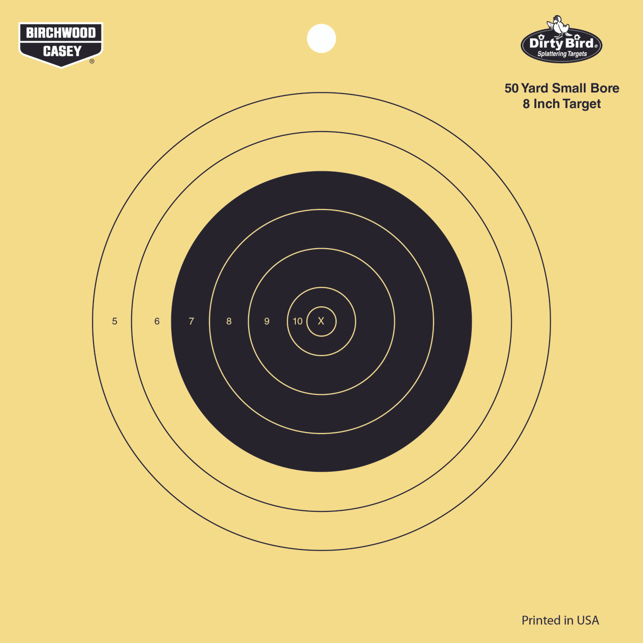 dirty bird 8 inch 50 yard small bore reactive target 25 targets birchwood casey