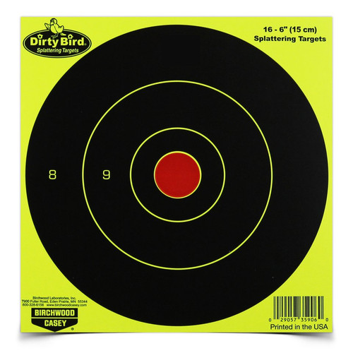 Dirty Bird®  6 Inch Yellow Round Target