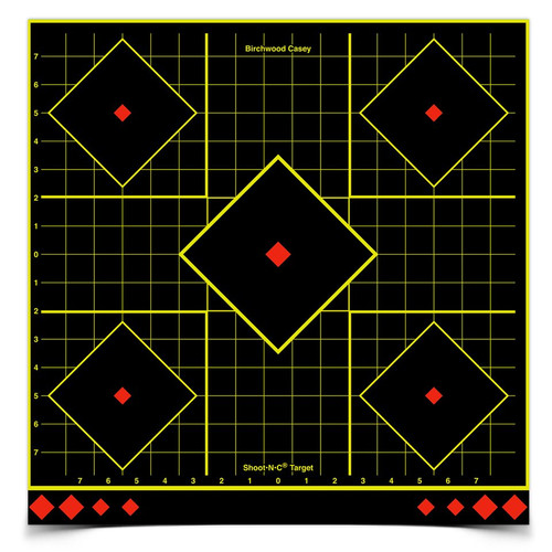 Shoot•N•C® 12 Inch Sight-In, 12 Targets - 144 Pasters - Birchwood