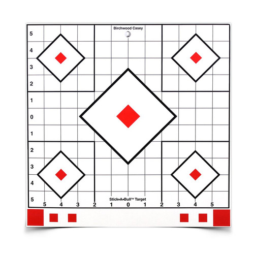 Stick-A-Bull®  12 Inch Adhesive Sight-In Target, 5 Targets - 55 Pasters