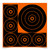 Big Burst™8 Inch & 4 Inch Bull's-Eye Target, 3 Sheets