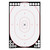 Shoot•N•C®  12 x 18 Inch White / Black Silhouette, 5 Targets - 90 Pasters