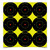 Shoot•N•C®  2 Inch Bull's-Eye, 108 Targets
