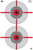 Eze-Scorer™ 23X35 Double Bull's-Eye - 100 Targets