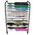 Empty 12-Shelf Target Display Rack for 23" x 35" Targets