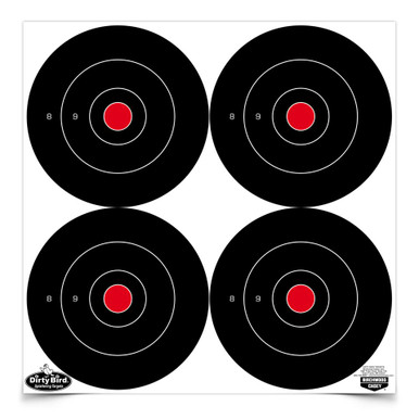  Birchwood Casey Dirty Bird Multi-Color Bull's-Eye Target (Per  100), 12-Inch : General Sporting Equipment : Sports & Outdoors