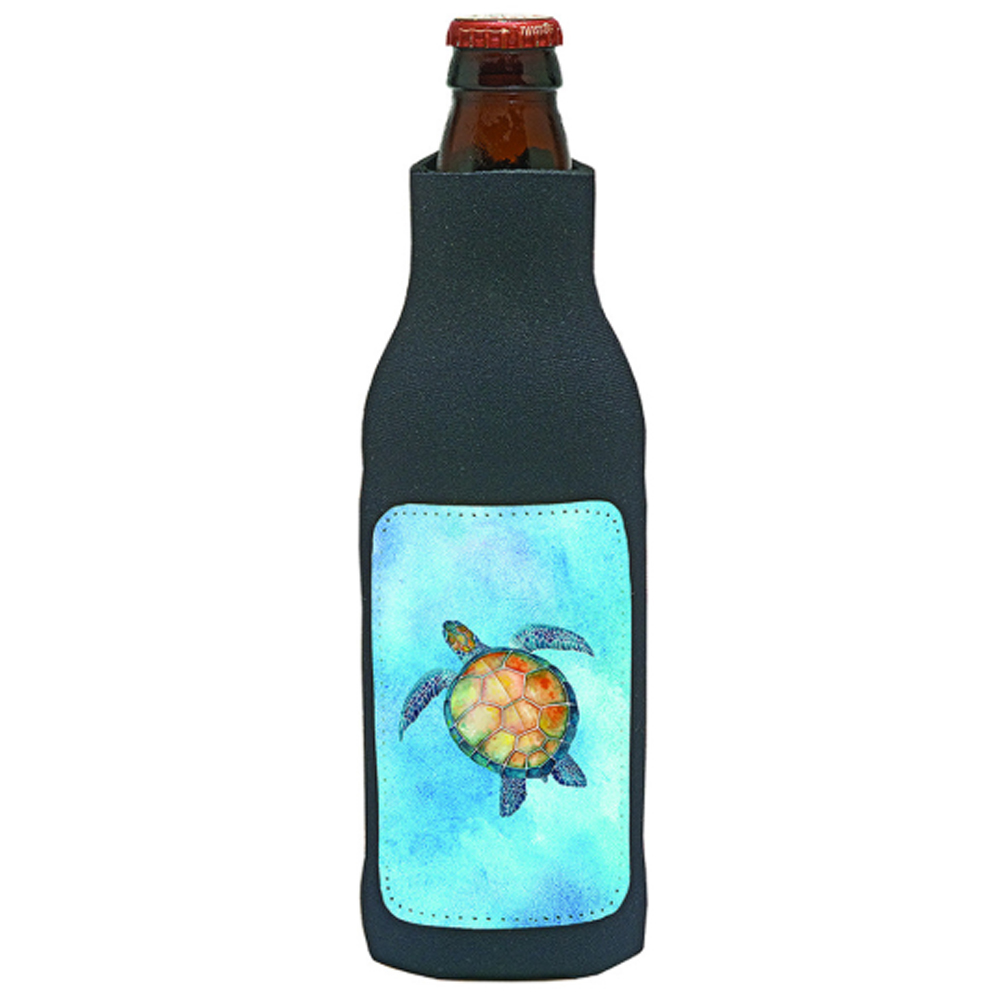 Blue Turtles Beer Bottle Koozie