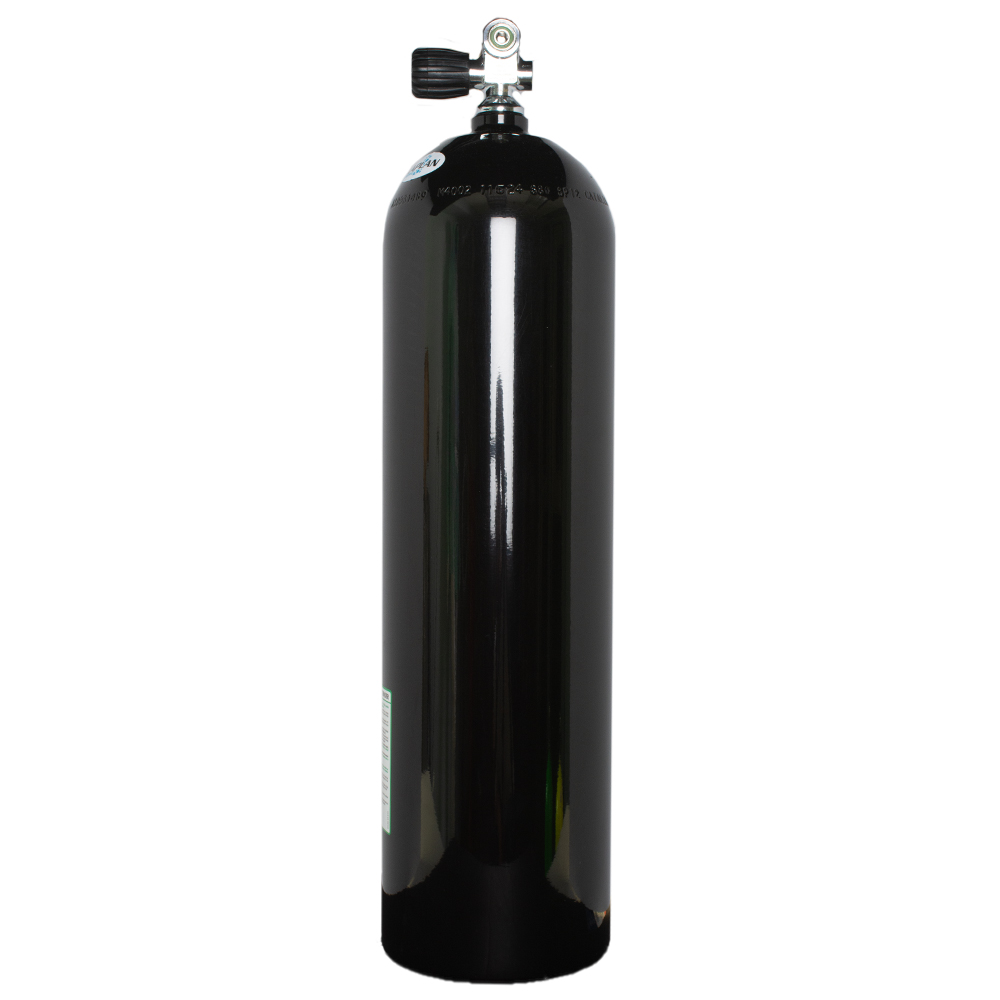 Catalina Aluminum Scuba Tank (6-80 cu. ft.) - Black - 63 cu. ft.