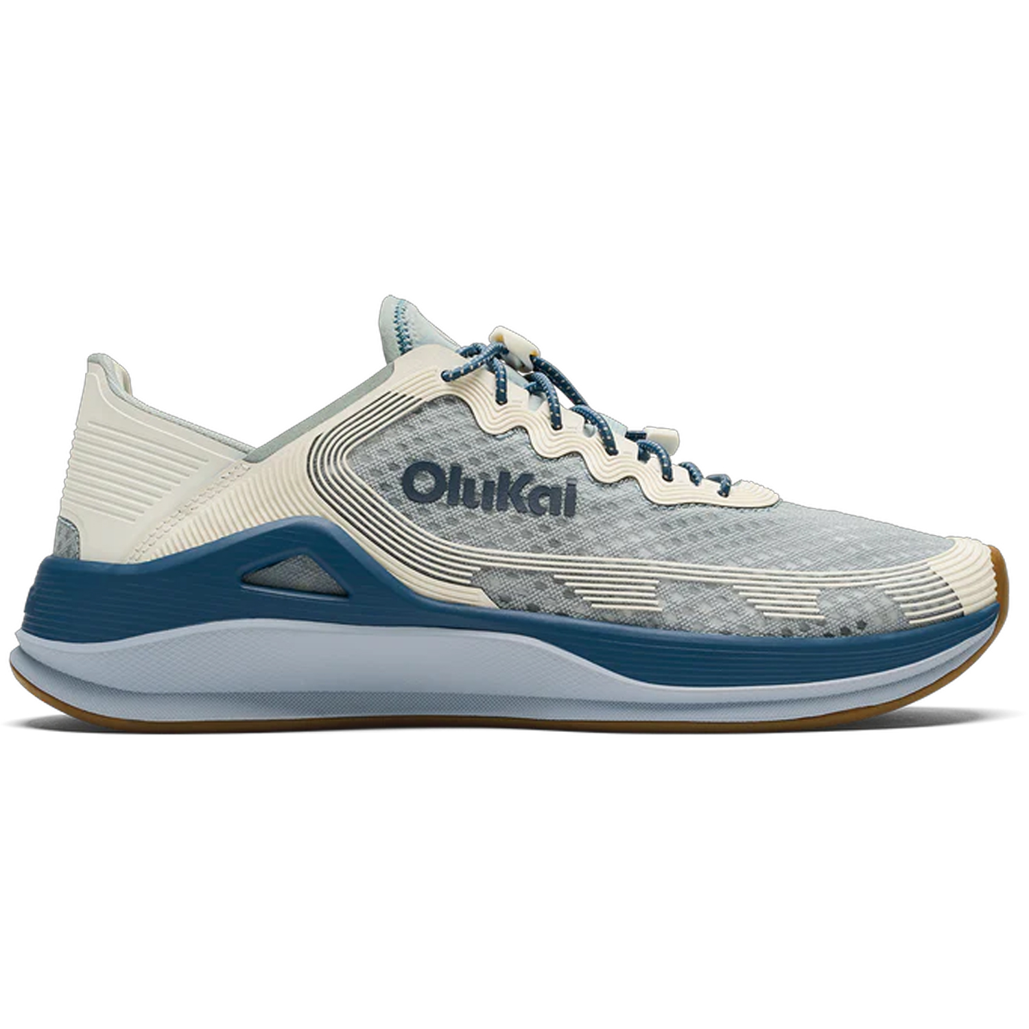 Olukai 'Ahi Marine Shoes (Men's) - Blue Pearl/White Sand - 9.5