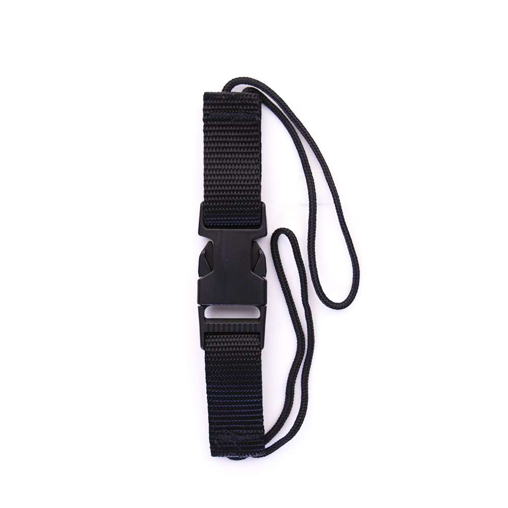 Rogue Endeavor Heavy Duty Dive Clip, Stainless Steel, Split Ring & Slide Lock Lanyard, Quick Release Buckle, 36 Steel Core Lanyard, Ideal for