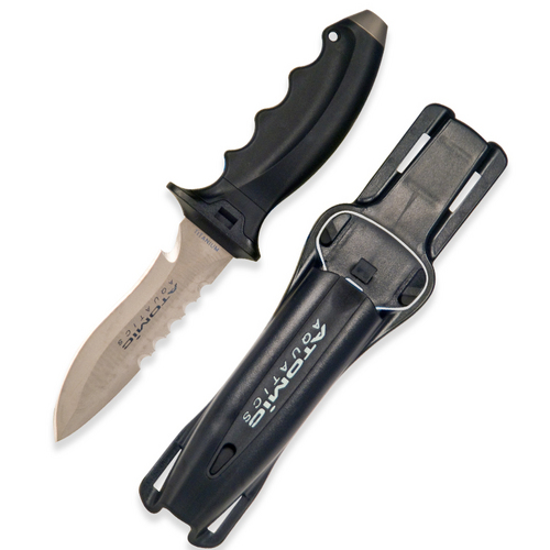 Atomic Ti6 Titanium Dive Knife, Pointed Tip