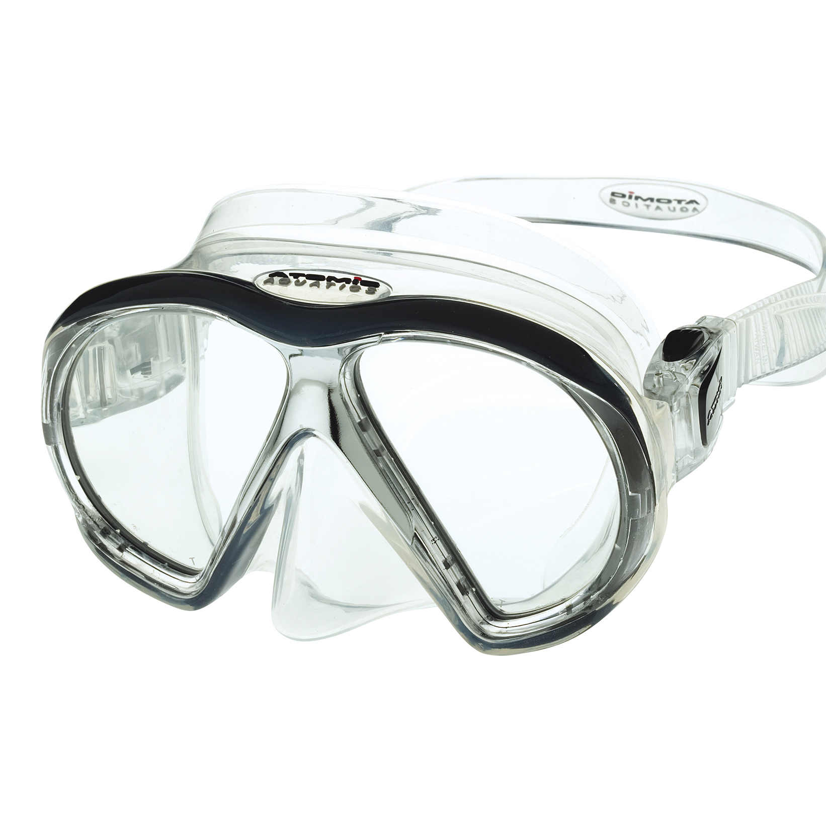 Atomic SubFrame Mask, Two Lens (Regular Fit) -Clear/Black